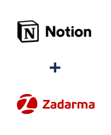 Einbindung von Notion und Zadarma