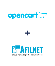 Einbindung von Opencart und Afilnet