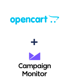Einbindung von Opencart und Campaign Monitor
