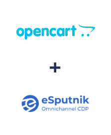 Einbindung von Opencart und eSputnik