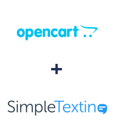 Einbindung von Opencart und SimpleTexting