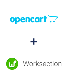 Einbindung von Opencart und Worksection