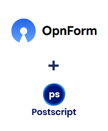 Einbindung von OpnForm und Postscript