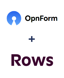 Einbindung von OpnForm und Rows