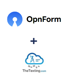 Einbindung von OpnForm und TheTexting