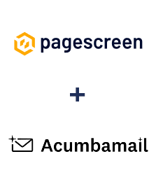 Einbindung von Pagescreen und Acumbamail