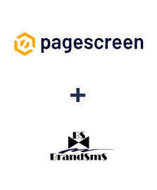 Einbindung von Pagescreen und BrandSMS 