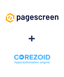 Einbindung von Pagescreen und Corezoid