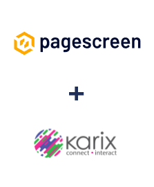 Einbindung von Pagescreen und Karix