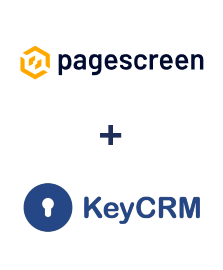 Einbindung von Pagescreen und KeyCRM