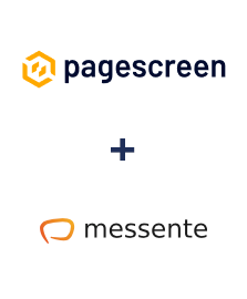 Einbindung von Pagescreen und Messente