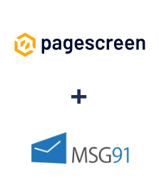 Einbindung von Pagescreen und MSG91