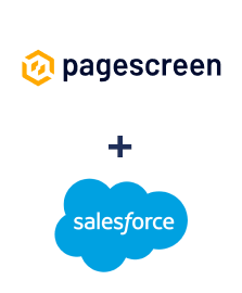 Einbindung von Pagescreen und Salesforce CRM