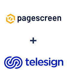 Einbindung von Pagescreen und Telesign