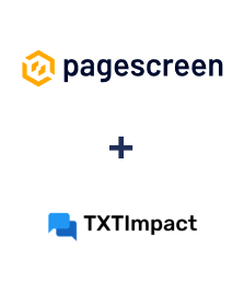 Einbindung von Pagescreen und TXTImpact