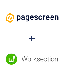 Einbindung von Pagescreen und Worksection