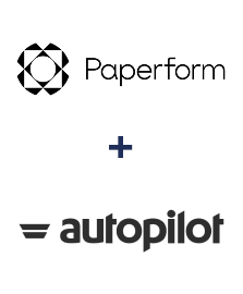 Einbindung von Paperform und Autopilot