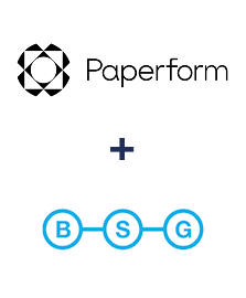 Einbindung von Paperform und BSG world