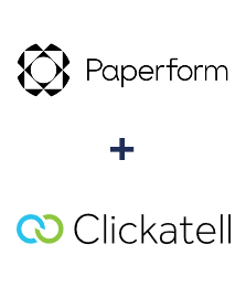 Einbindung von Paperform und Clickatell