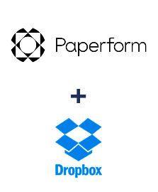 Einbindung von Paperform und Dropbox