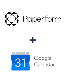 Einbindung von Paperform und Google Calendar