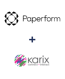 Einbindung von Paperform und Karix