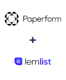 Einbindung von Paperform und Lemlist