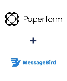 Einbindung von Paperform und MessageBird