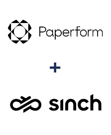 Einbindung von Paperform und Sinch