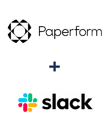 Einbindung von Paperform und Slack