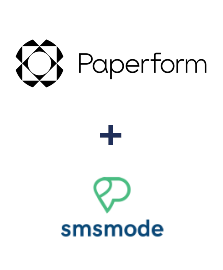 Einbindung von Paperform und smsmode