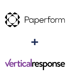 Einbindung von Paperform und VerticalResponse