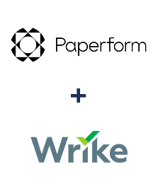 Einbindung von Paperform und Wrike