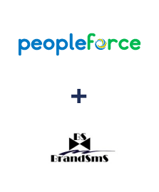 Einbindung von PeopleForce und BrandSMS 