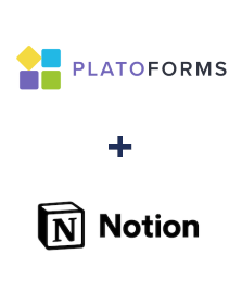 Einbindung von PlatoForms und Notion