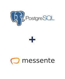 Einbindung von PostgreSQL und Messente