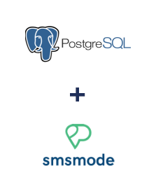 Einbindung von PostgreSQL und smsmode