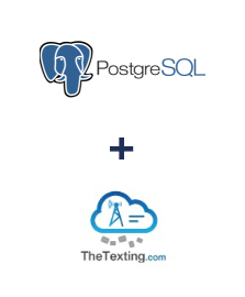 Einbindung von PostgreSQL und TheTexting