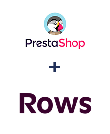Einbindung von PrestaShop und Rows