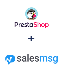 Einbindung von PrestaShop und Salesmsg