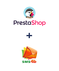 Einbindung von PrestaShop und SMS4B