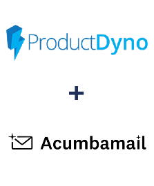 Einbindung von ProductDyno und Acumbamail