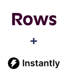 Einbindung von Rows und Instantly