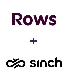 Einbindung von Rows und Sinch
