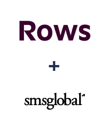 Einbindung von Rows und SMSGlobal