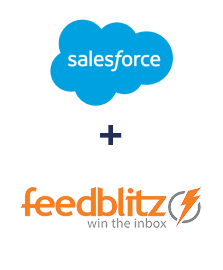 Einbindung von Salesforce CRM und FeedBlitz