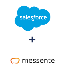 Einbindung von Salesforce CRM und Messente