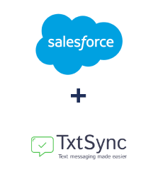 Einbindung von Salesforce CRM und TxtSync