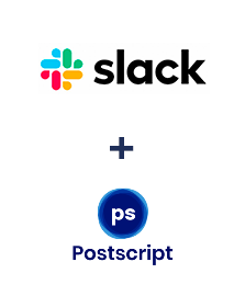 Einbindung von Slack und Postscript