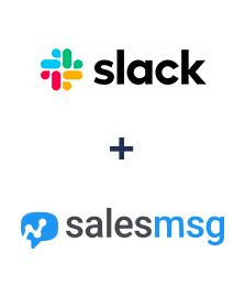 Einbindung von Slack und Salesmsg